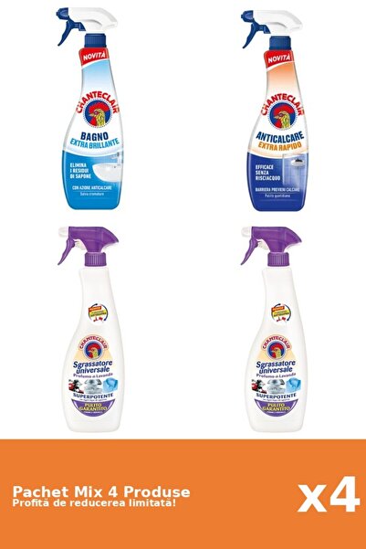 Chanteclair Set 4 Mix Chanteclair: 2 Anticalcar, 2 Degresant