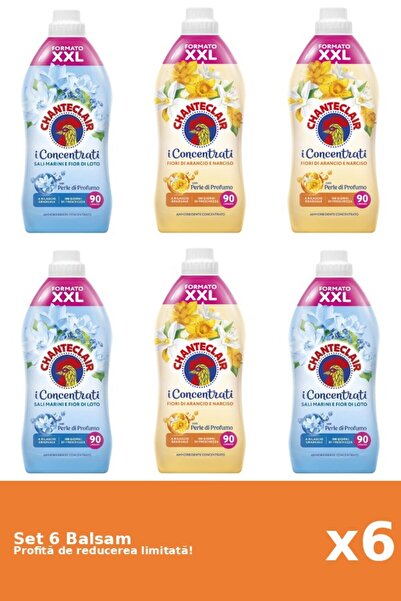 Chanteclair Set 6 Balsam Chanteclair: 3xLotus, 3xPortocale