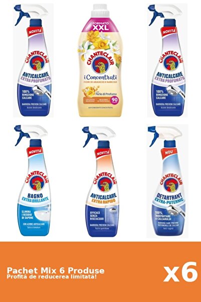 Chanteclair Set 6 Mix Chanteclair: 5 Anticalcar, 1 Balsam