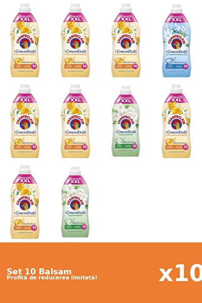 Chanteclair Set 10 Balsam Chanteclair: 7xPortocale, 1xLotus, 2xMosc Alb