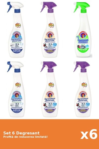 Chanteclair Set 6 Degresant Chanteclair: 2xBicarbonat, 2xLavanda, 1xLamaie, 1...