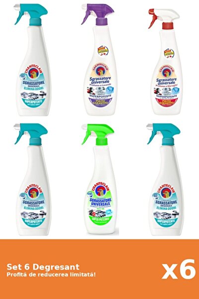 Chanteclair Set 6 Degresant Chanteclair: 3xAntiMiros, 1xLavanda, 1xMarsilia, ...