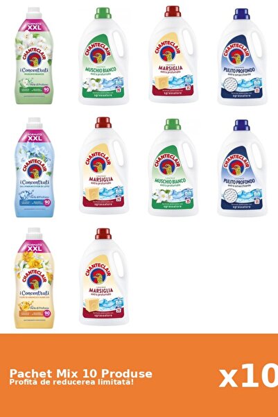 Chanteclair Set 10 Mix Chanteclair: 3 Balsam, 7 Detergent