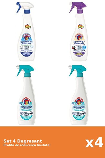 Chanteclair Set 4 Degresant Chanteclair: 1xBicarbonat, 1xLavanda, 2xAntiMiros