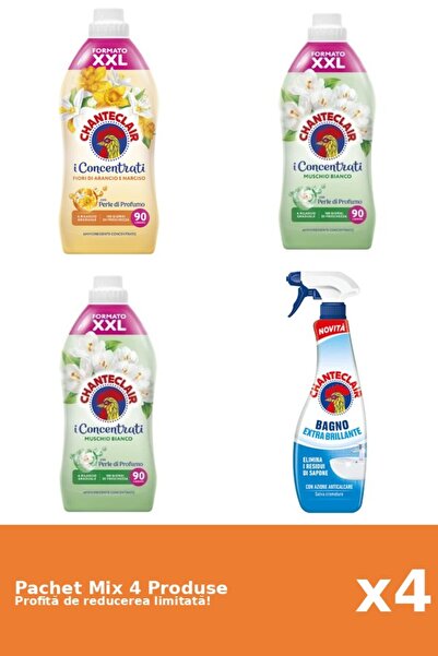 Chanteclair Set 4 Chanteclair Mix: 3 Conditioner, 1 Anti-limescale