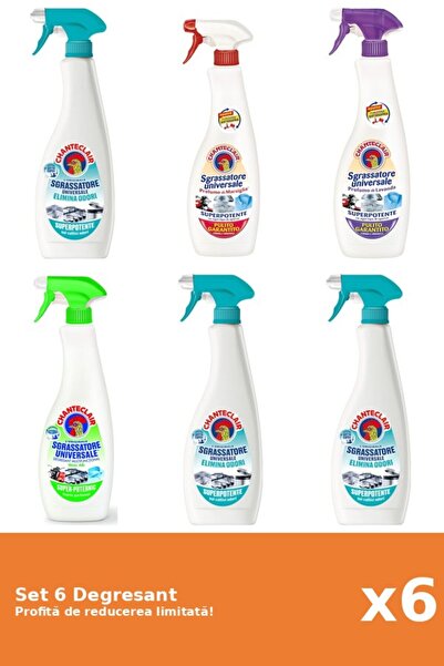 Chanteclair Set 6 Degresant Chanteclair: 3xAntiMiros, 1xMarsilia, 1xMosc Alb,...