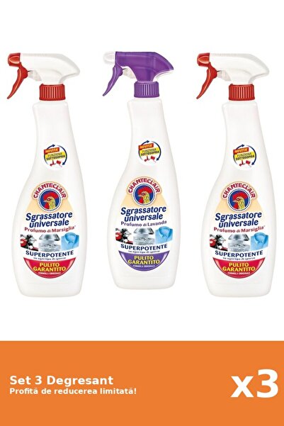 Chanteclair Set 3 Chanteclair Degreaser: 2xMarseille, 1xLavender