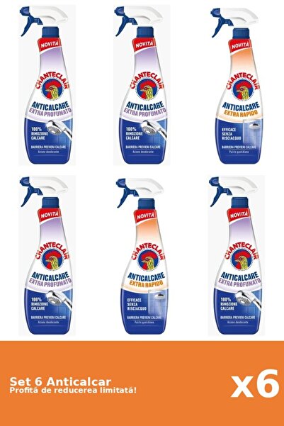 Chanteclair Set of 6 Chanteclair Anti-limescale: 4xScented, 2xRapid