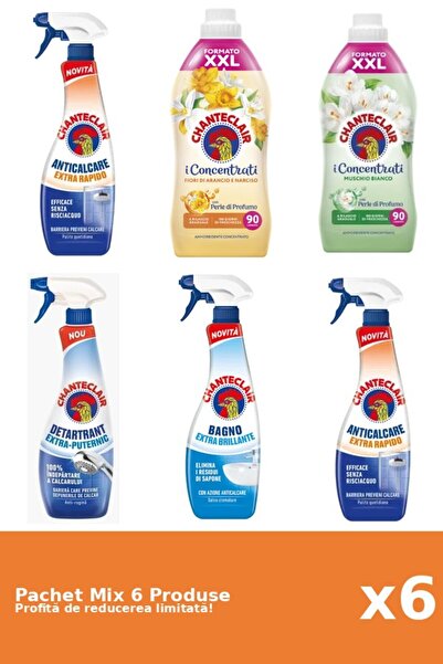 Chanteclair Set 6 Mix Chanteclair: 4 Anticalcar, 2 Balsam