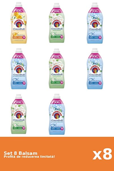 Chanteclair Set 8 Balsam Chanteclair: 1xOrange, 3xWhite Musk, 4xLotus