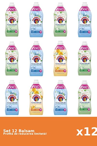 Chanteclair Set 12 Balsam Chanteclair: 5xMosc Alb, 5xLotus, 2xPortocale