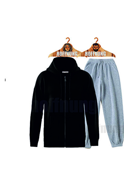 HOFFNUNG Men's Casual Short Sleeve Set with Blank Print Outdoor Spring/Summer...