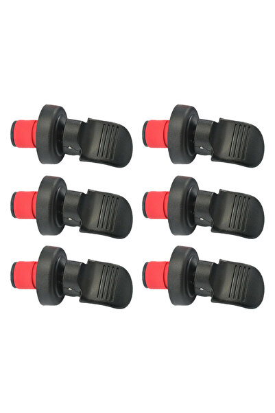 Choice 6pcs Black Wine Bottle Stopper Bar Hand Press Sealing Cap Beers Cork P...