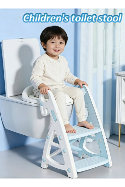 Generic 2-in-1 Potty Seat with Step Stool Ladder Toilet Seat Ladder Potty Tra...