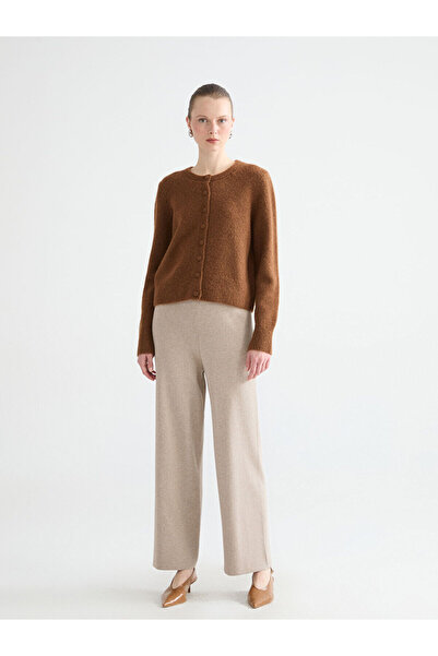 LC Waikiki Nevavm Women's Knitwear Trousers with Elastic Waist