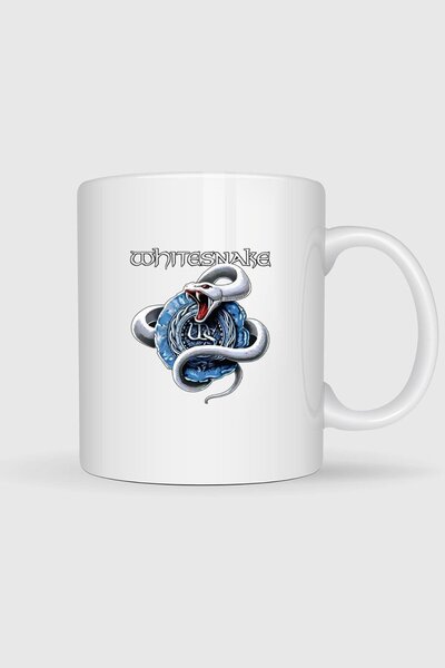 Bahriyeli Collection Whitesnake Music Printed Mug Cup