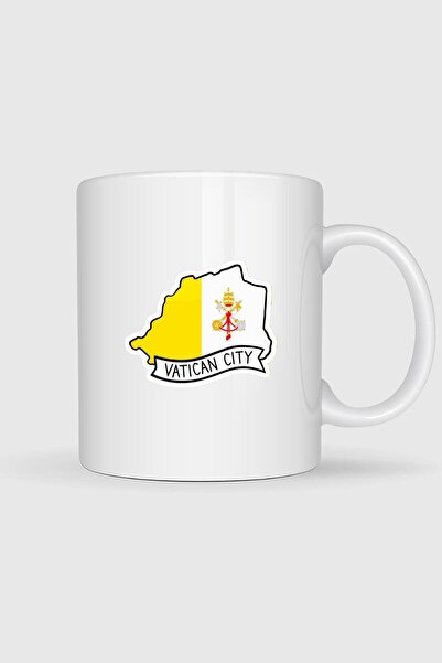 Bahriyeli Collection Vatican Pope Printed Cup Mug