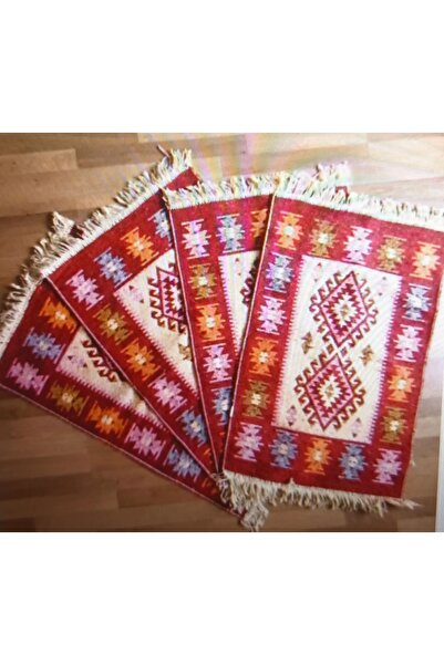OMS Set of 2 traditional red rugs B 60 x 90 cm