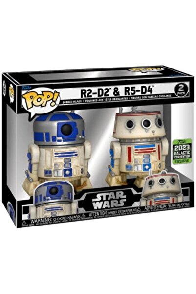 Funko Pop! Star Wars 68750 – R2-D2 & R5-D4 (Galactic Convention Exclusive) 2-...