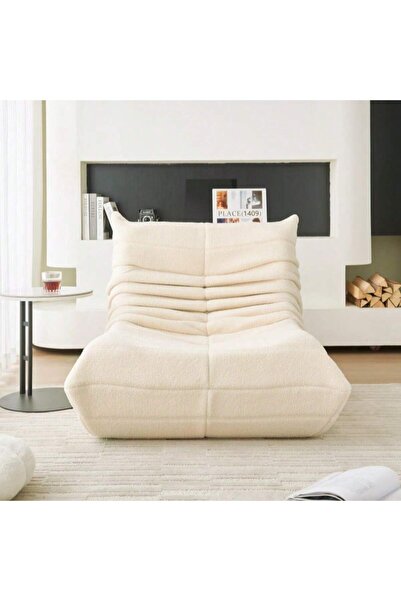 Tiokkss Comfortable Floor Sofa Chair Ergonomic Fireside Bean Bag for Home Off...
