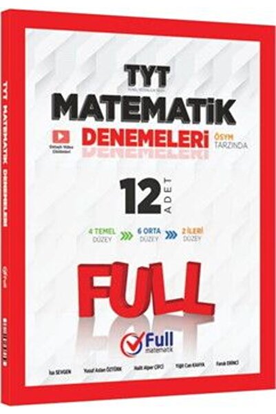 Full Matematik Yayınları TYT Matematik 12 li Deneme