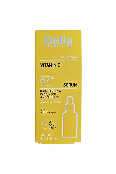 Delia Set of 2 x Brightening Serum for Face and Neck Cosmetics, with Vitamin ...