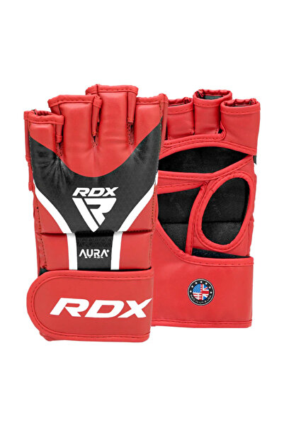 RDX AURA PLUS T-17 Grappling Gloves, Red/Black, XL