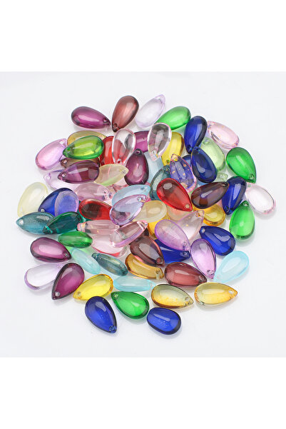 Choice7 MULTI 30pcs 8x13mm Water Drop Shape Czech Glass Beads Droplet DIY Jew...