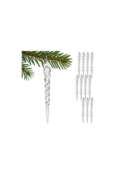 Ruhhy Set of 12 decorative ornaments in the form of cakes for the Christmas t...