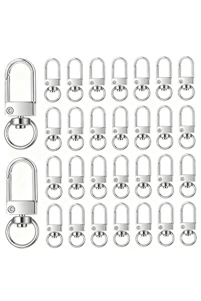 Choice 50 قطعة فضية، 10/30/50 قطعة، مشابك دوارة على شكل كلب، مشابك ذهبية على ...