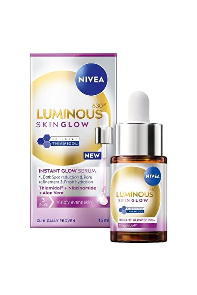 NIVEA Set of 2 x Luminous Skin Glow Serum, 15 ml