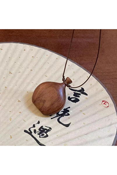 Choice Style1 Adjustable Wax Rope Wooden Flagon Pendant Necklaces for Women V...