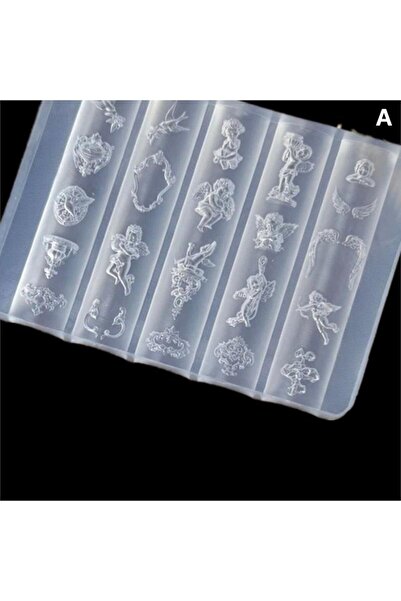 JETTING قطعة واحدة A 【ZYAL-1】 قالب أظافر سيليكون ثلاثي الأبعاد على شكل ساعة م...