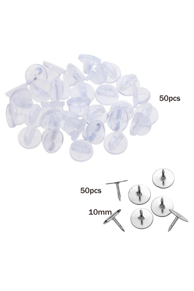 Choice مجموعة من 4 قطع، 100 قطعة من دبابيس ربطات العنق المصنوعة من مادة PVC، ...