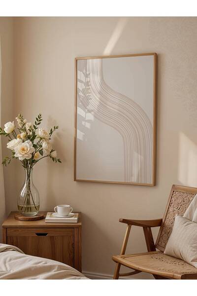 fuart.co Yalın Akış Bohem Poster, Modern Poster, Duvar Posteri, Çerçevesiz Po...