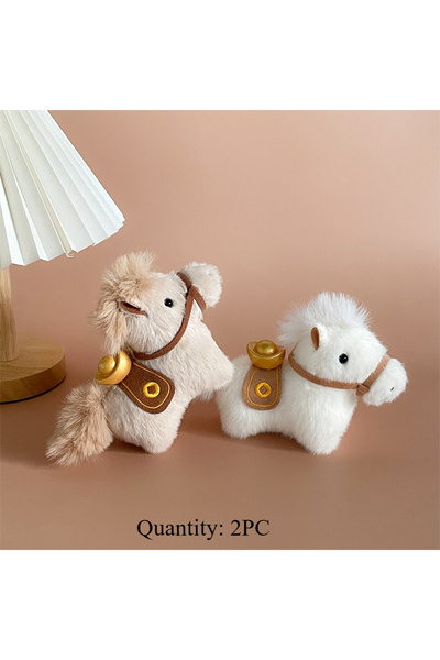 Choice قطعتان من دمى المهر اللطيفة على شكل أبراج زودياك، دمية يوان بي إم دبلي...