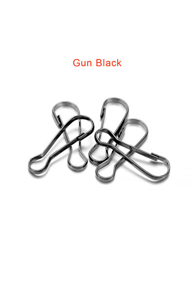 Choice 7.5 X 22mm Gun Black 100Pcs/Lot Lanyard Snap Clip Hooks Metal Spring G...