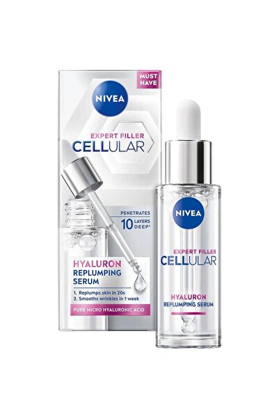 NIVEA Set of 2 x Cellular Expert Face Serum, with Hyaluronic Acid, 15 ml