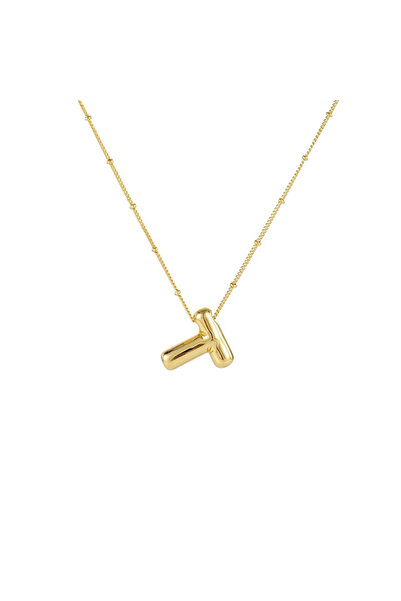 Choice Golden Letter T Stainless Steel Copper Chunky Alphabet Balloon Bubble ...