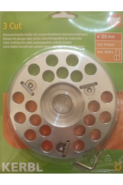 KERBL Tırnak Kesme Diski 3 Bıçaklı