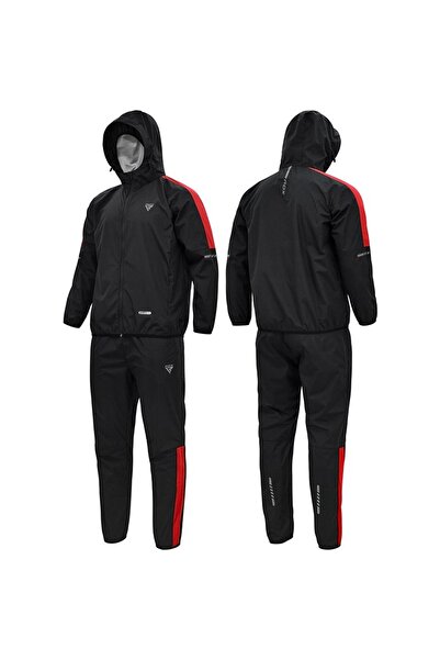 RDX Sauna Suit H1, with hood, Red, 2XL
