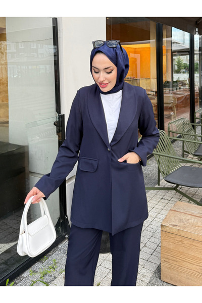 ENSA TESETTUR Aura Suit Navy Blue