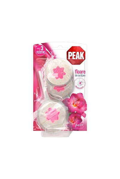 Peak WC Set 3 x 3 Odorizante Floare de Curatare, Frezie, 45 g