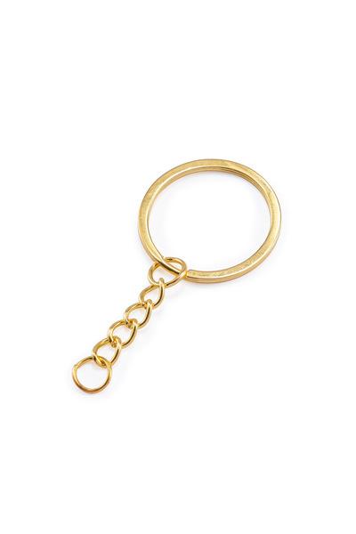 Choice 20 قطعة ذهبية اللون، 20/50 قطعة، سلسلة مفاتيح ذهبية اللون، حلقة مفاتيح...