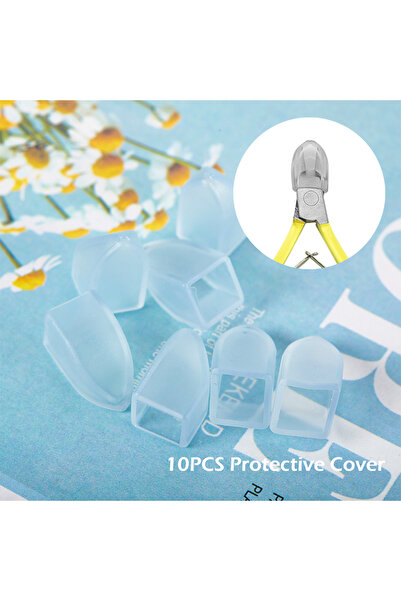 Choice A 10PCS Nipper Cover Protective Sleeve for Nail Cuticle Scissors Manic...