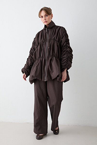 Melike Tatar Ruched Detail Set 32-2683