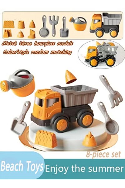 Generic 8PCS Kids Beach Sand Toys Set with Shovel, Rake, Sifter, Watering Can...