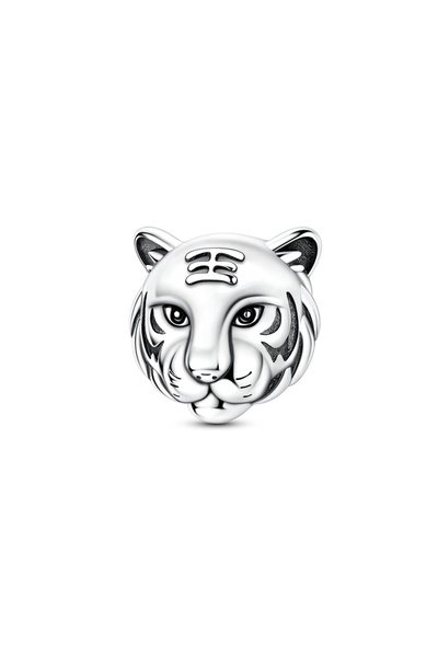 Choice KTC2067 Original 925 Sterling Silver Charms Tiger Head Bead Fit Origin...