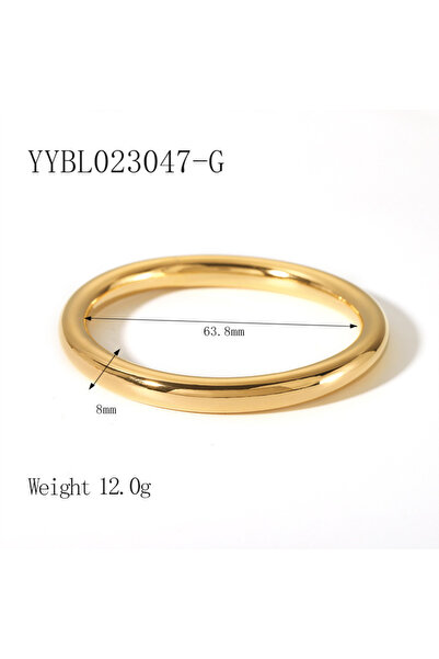 Choice HZ45890D0W0 Hypoallergenic Stainless Steel Gold Plated Simple Jewelry ...