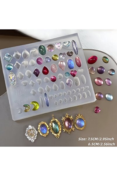 Choice إطار صور ML-8 بتصميم ريترو، مرصع بأحجار كريمة، بنقوش صدفية باروكية، مز...